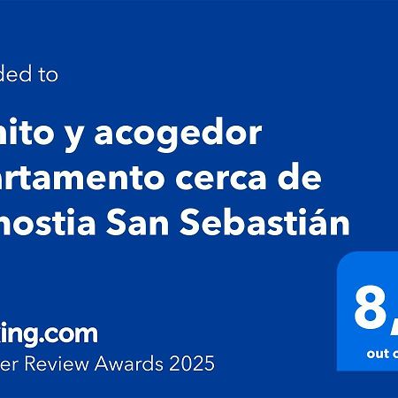 Bonito Y Acogedor Apartamento Cerca De Donostia San Sebastian 莱索 外观 照片